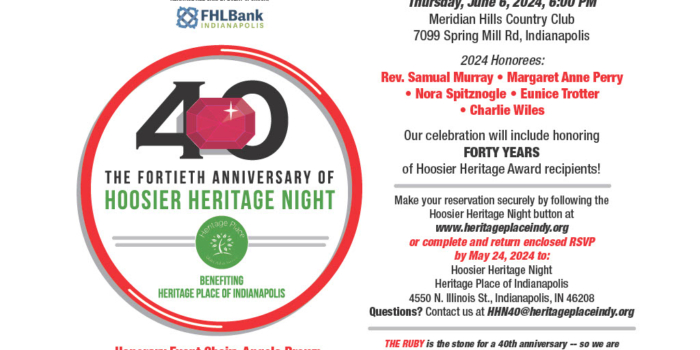 The 40th Annual Hoosier Heritage Night (click for details)